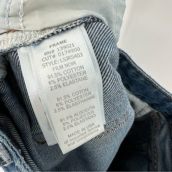 FRAME high waist Straight leg Jeans - Picture 11 of 13